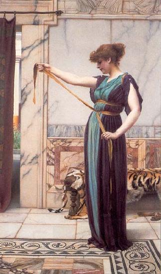 John William Godward A Pompeian Lady China oil painting art